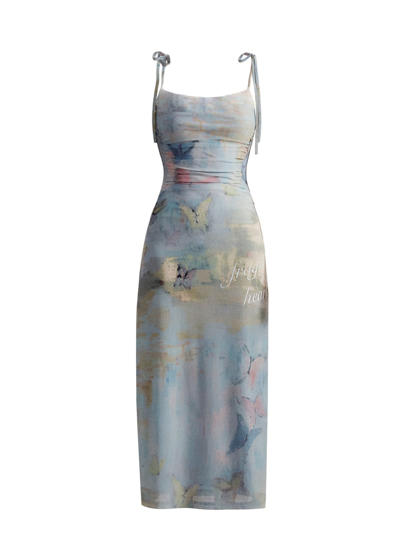 Butterfly Design Camisole Dress for Women Resort & Daily Wear