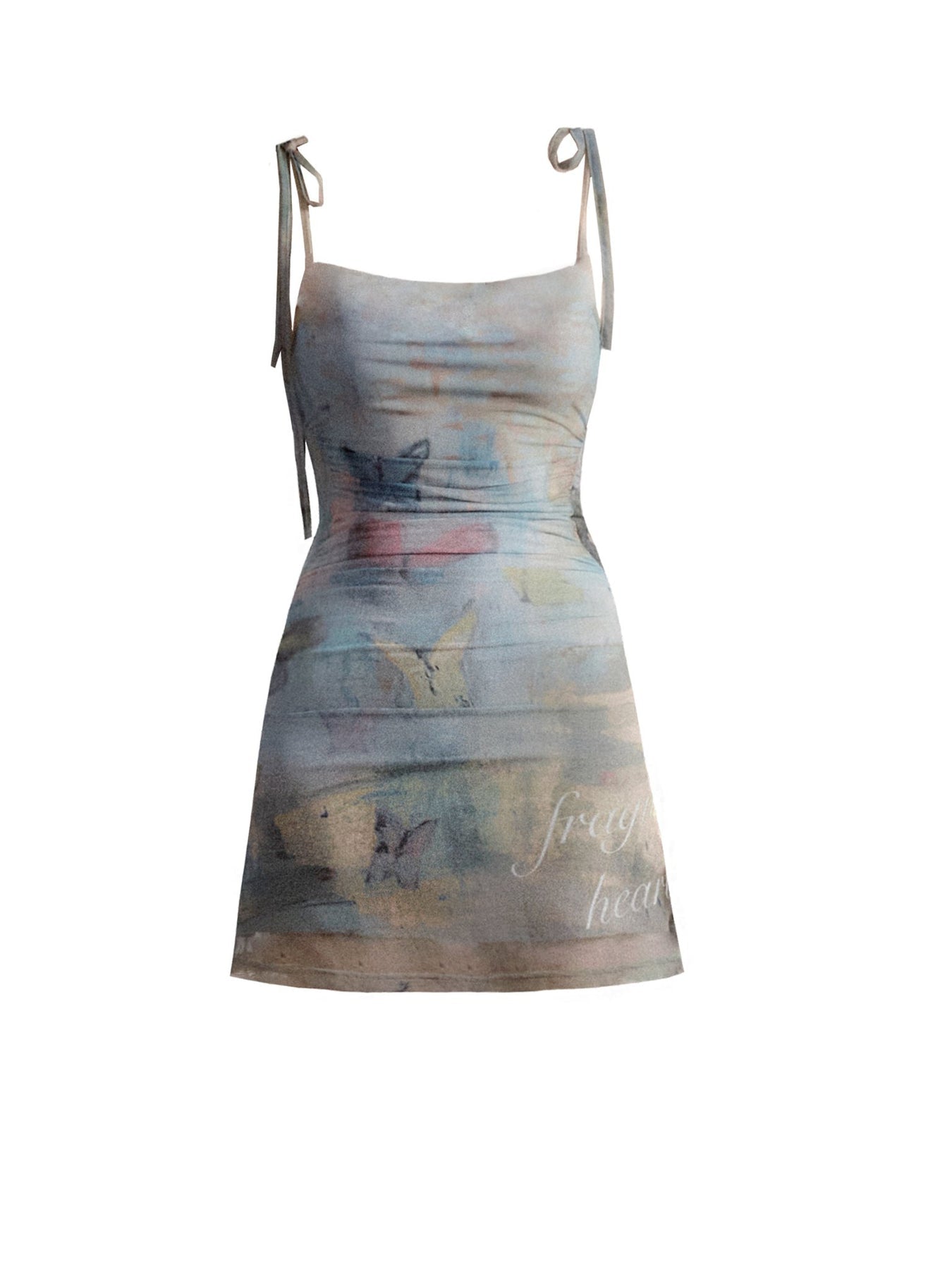 Butterfly Design Camisole Dress for Women Resort & Daily Wear