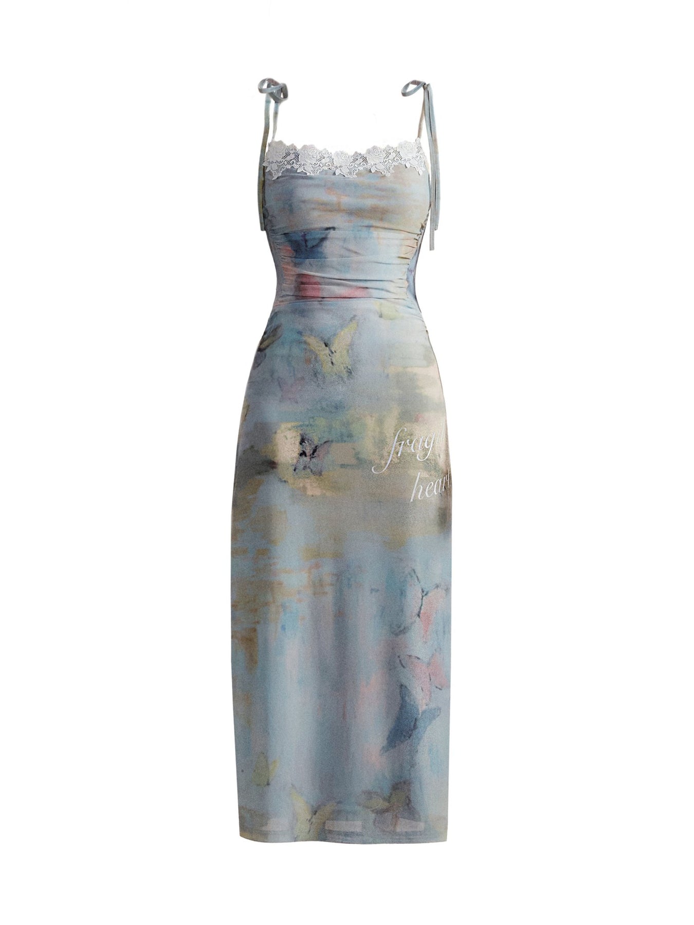 Butterfly Design Camisole Dress for Women Resort & Daily Wear
