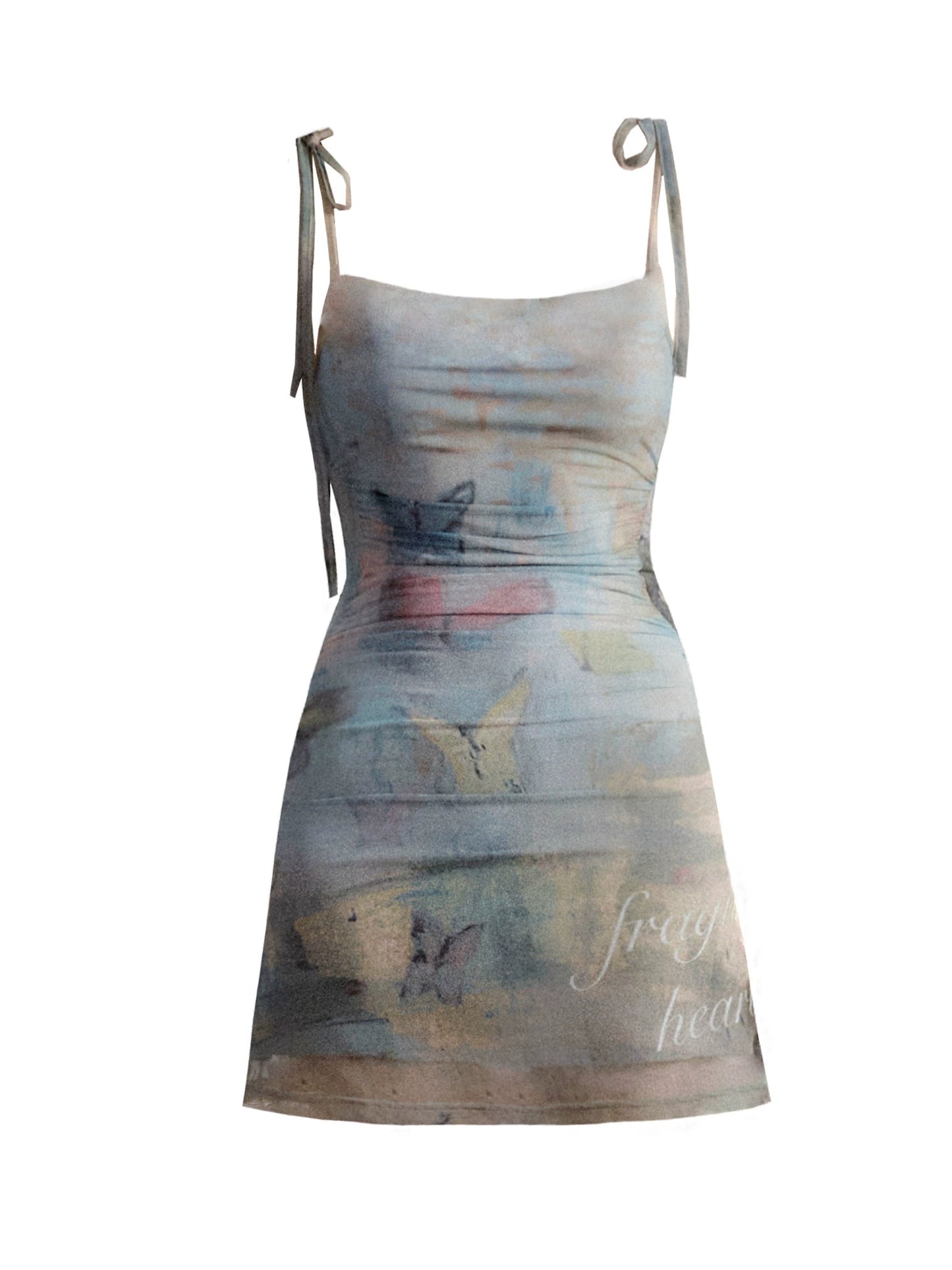 Butterfly Design Camisole Dress for Women Resort & Daily Wear