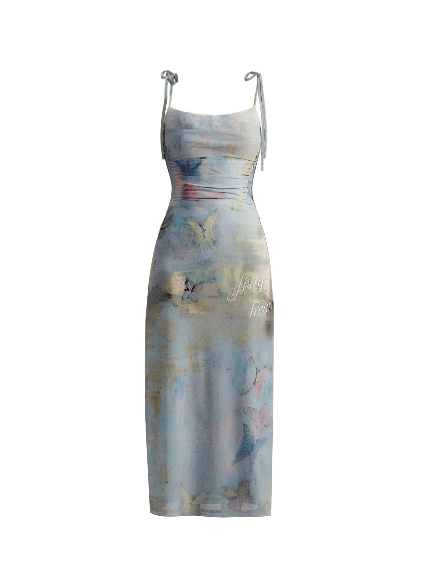 Butterfly Design Camisole Dress for Women Resort & Daily Wear
